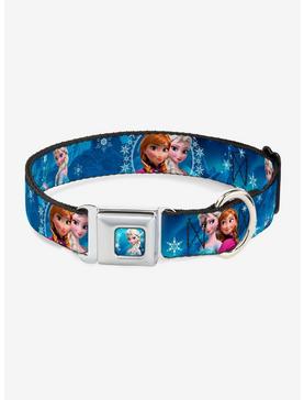 Disney Frozen Anna Elsa Seatbelt Buckle Pet Collar, , hi-res