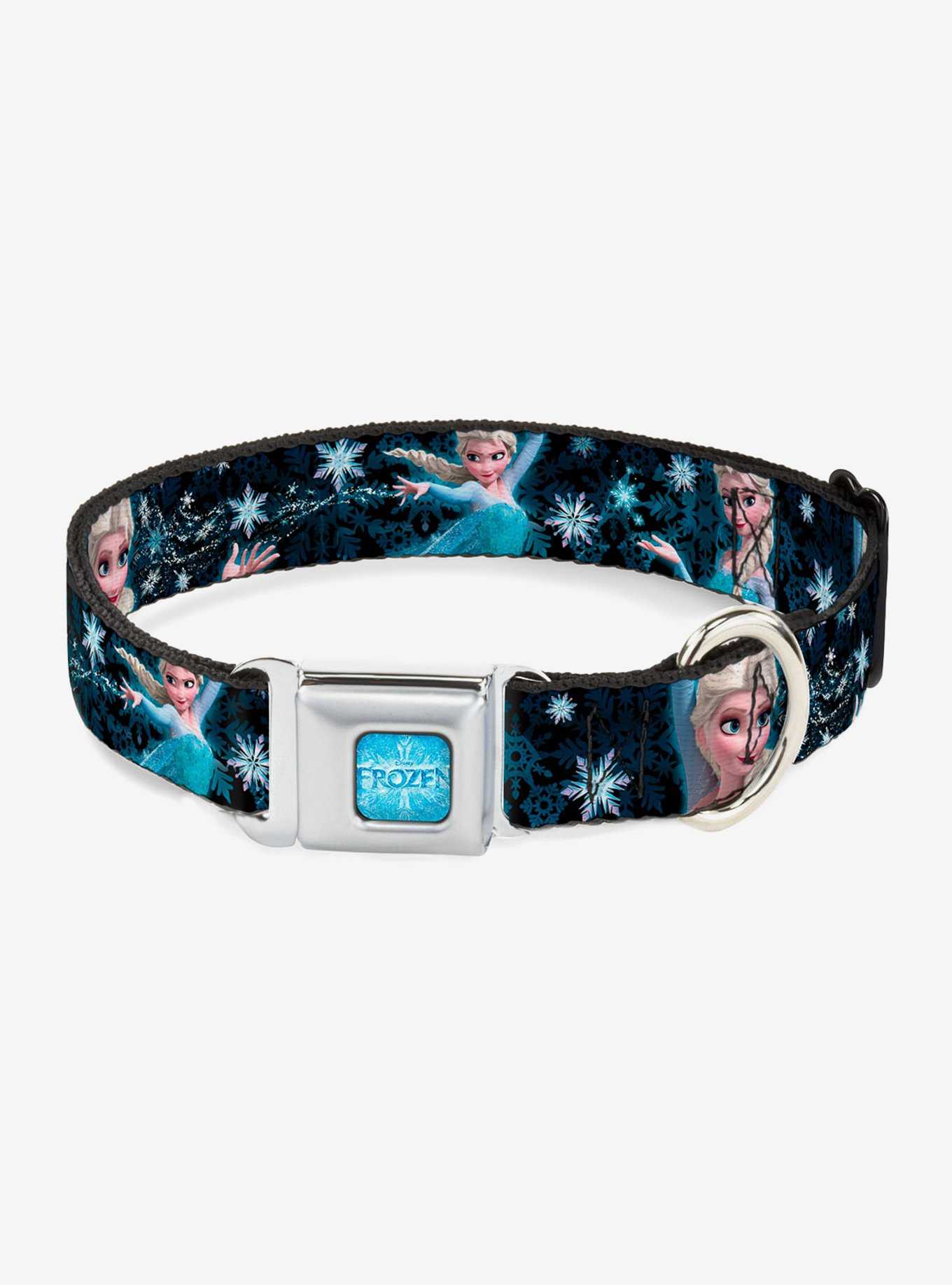 Disney Frozen Elsa Perfect And Powerful Seatbelt Buckle Pet Collar, , hi-res