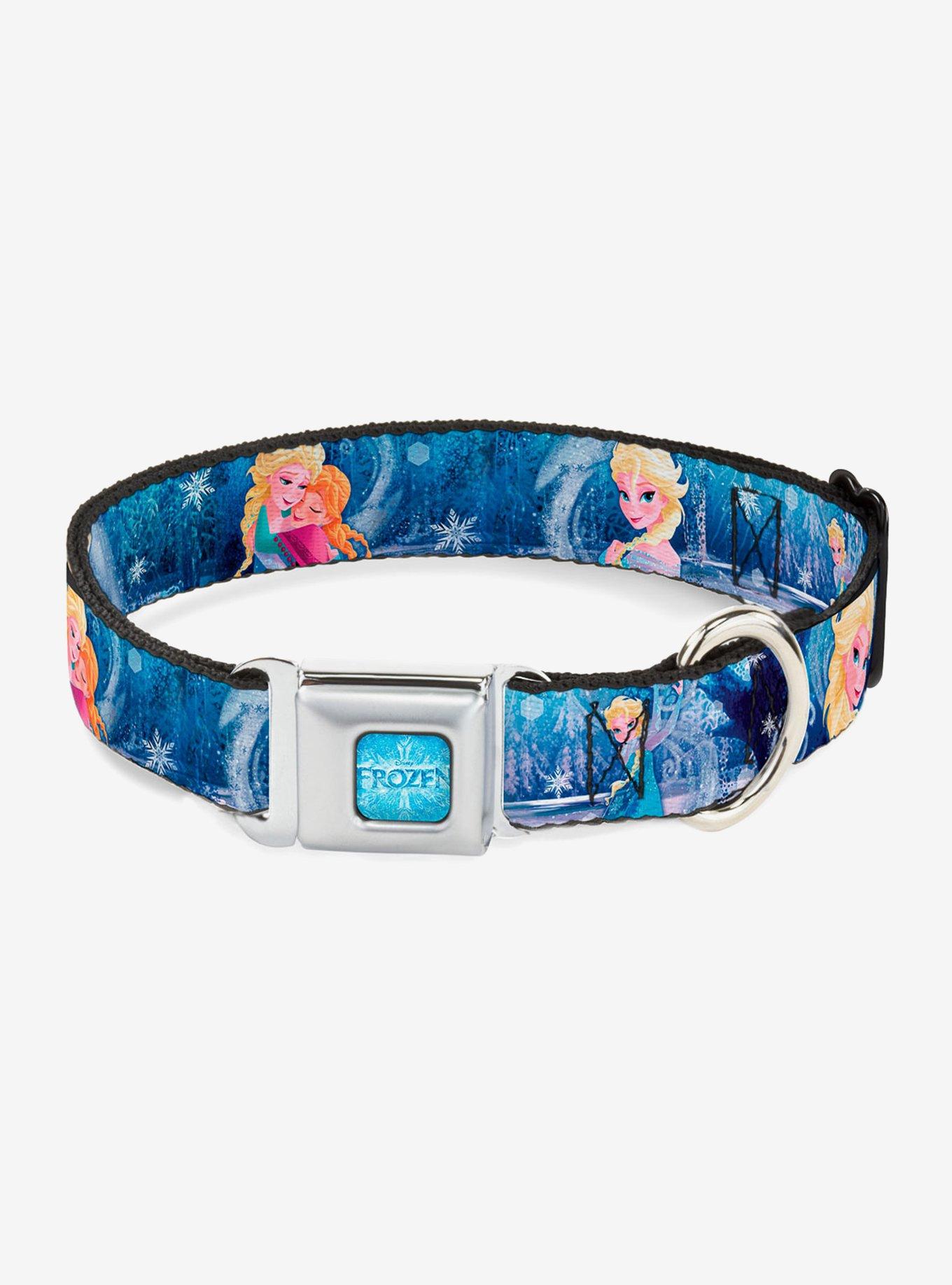 Disney Frozen Elsa The Snow Queen Seatbelt Buckle Pet Collar, , hi-res