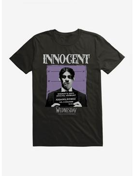 Wednesday Innocent Gomez Mug Shot T-Shirt, , hi-res