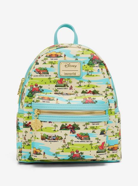 Loungefly Disney Lilo & Stitch Locations Allover Print Mini