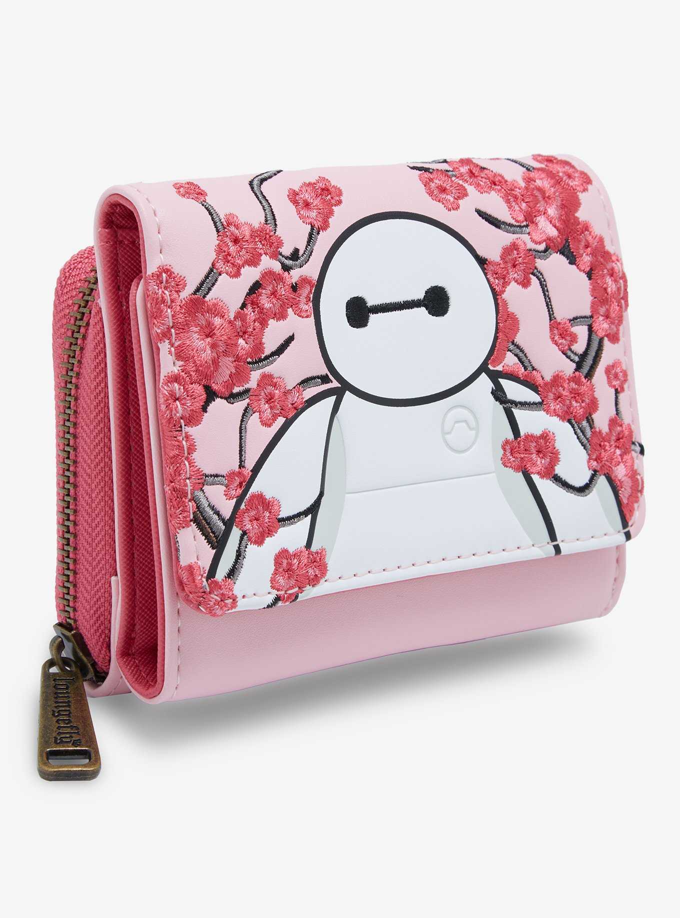 Loungefly Disney Big Hero 6 Baymax Cherry Blossom Small Wallet - BoxLunch Exclusive, , hi-res