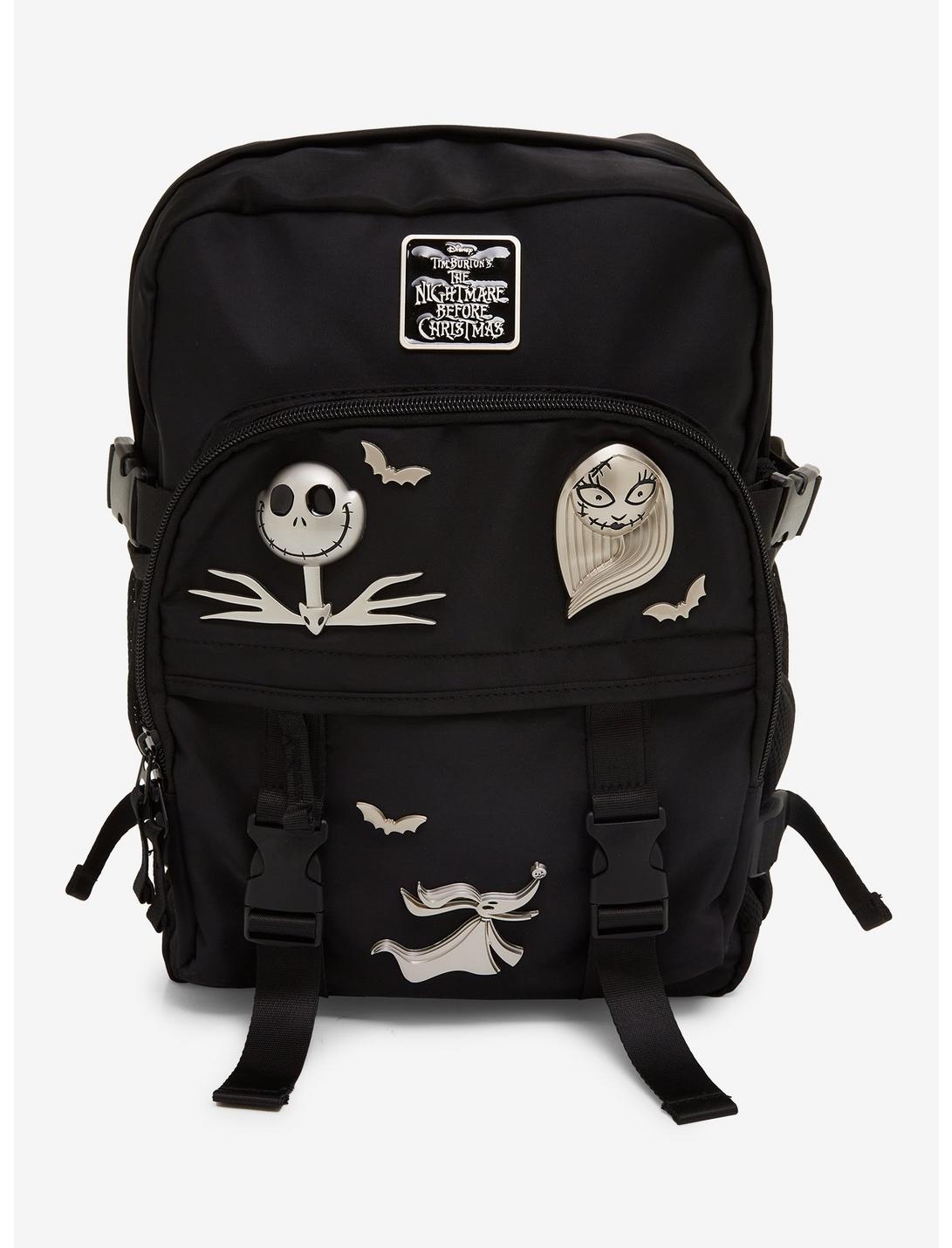 Plus Size Disney The Nightmare Before Christmas Jack and Sally Convertible Backpack - BoxLunch Exclusive, , hi-res