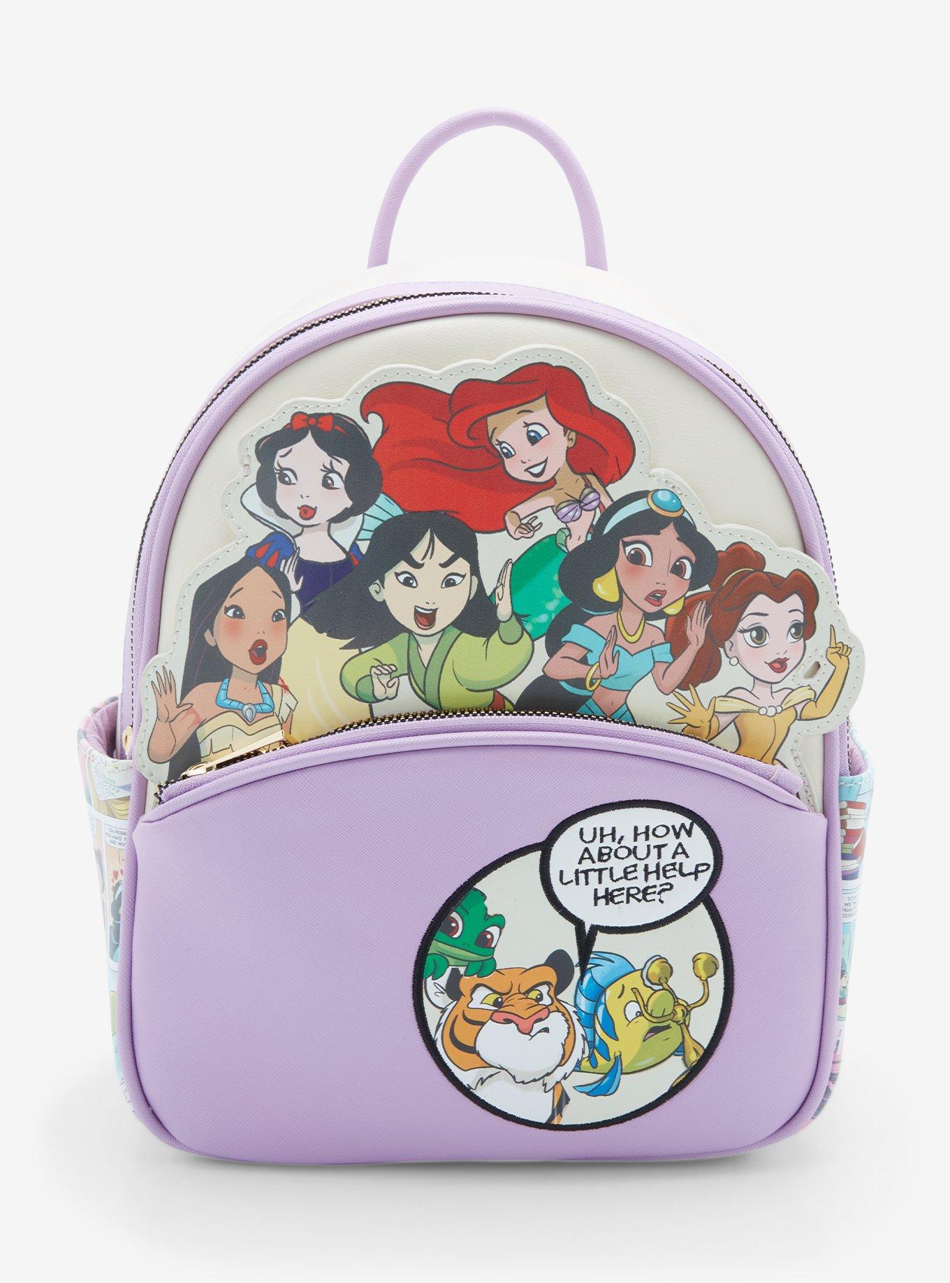 Loungefly Princess Jasmine Purple Outfit Mini Backpack 