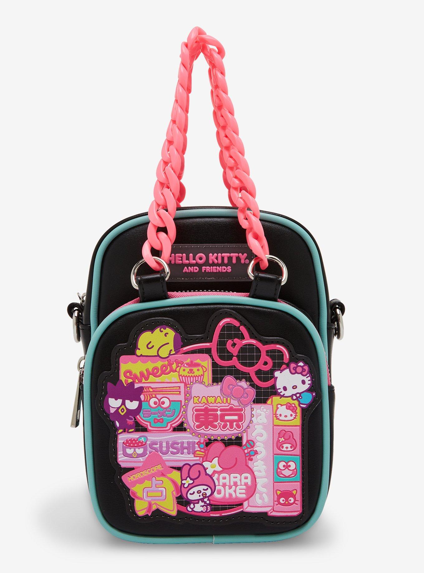 Loungefly Sanrio Hello Kitty Kawaii Allover Print Crossbody Satchel Handbag  Purse