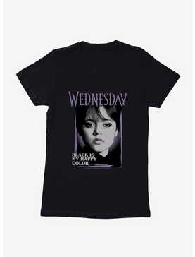 Wednesday Black Is My Happy Color Womens T-Shirt, , hi-res
