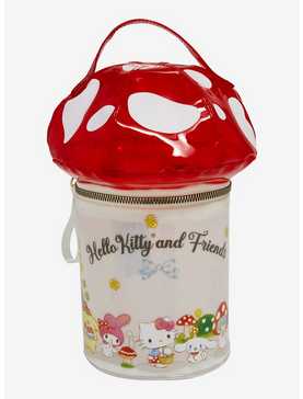 Sanrio Hello Kitty & Friends Mushroom Cosmetic Bag - BoxLunch Exclusive, , hi-res