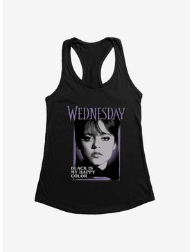 Wednesday Black Is My Happy Color Womens Tank Top, , hi-res