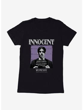 Wednesday Innocent Gomez Mug Shot Womens T-Shirt, , hi-res