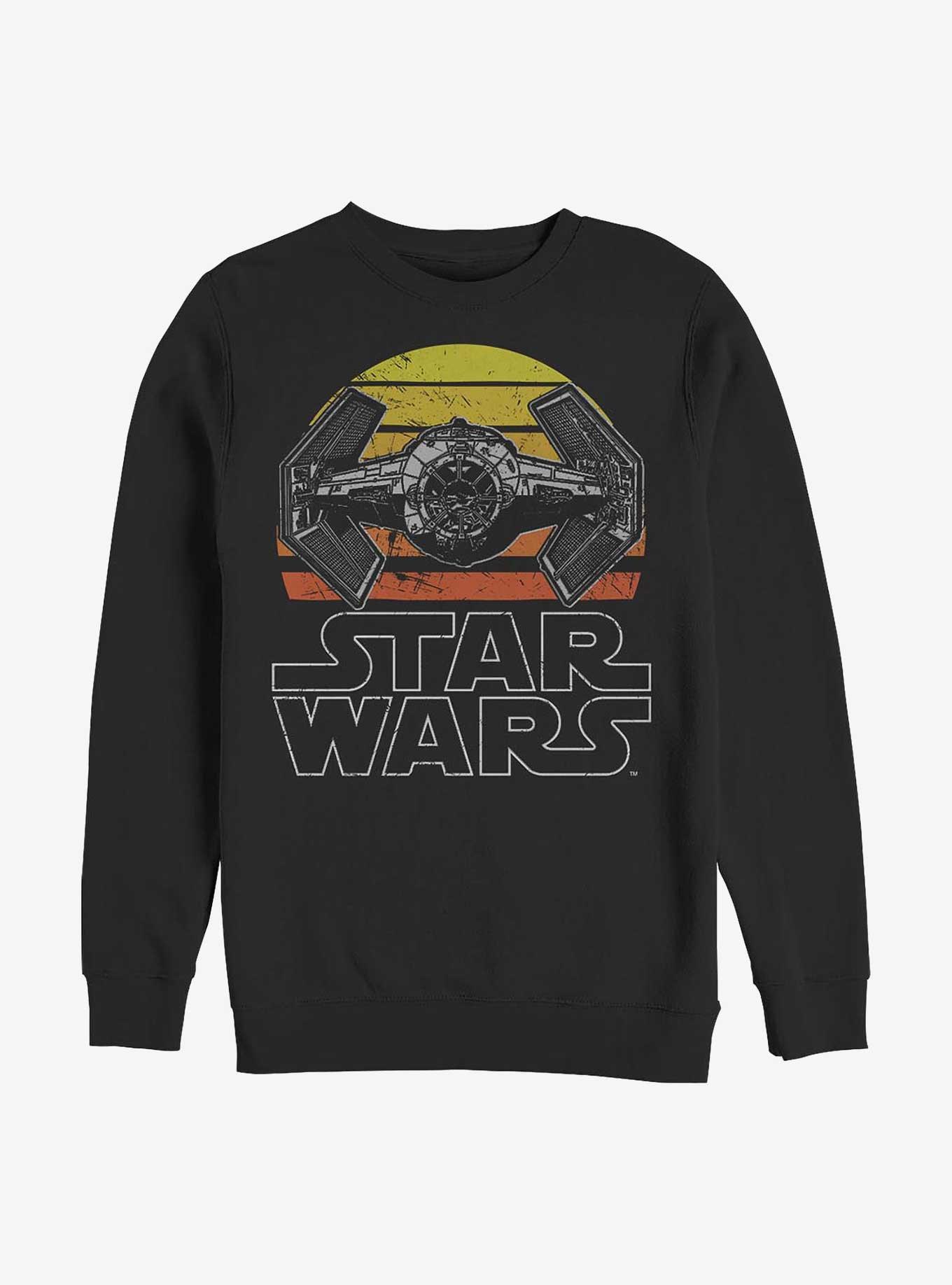 Star Wars Sunset Tie Fighter Sweatshirt, BLACK, hi-res