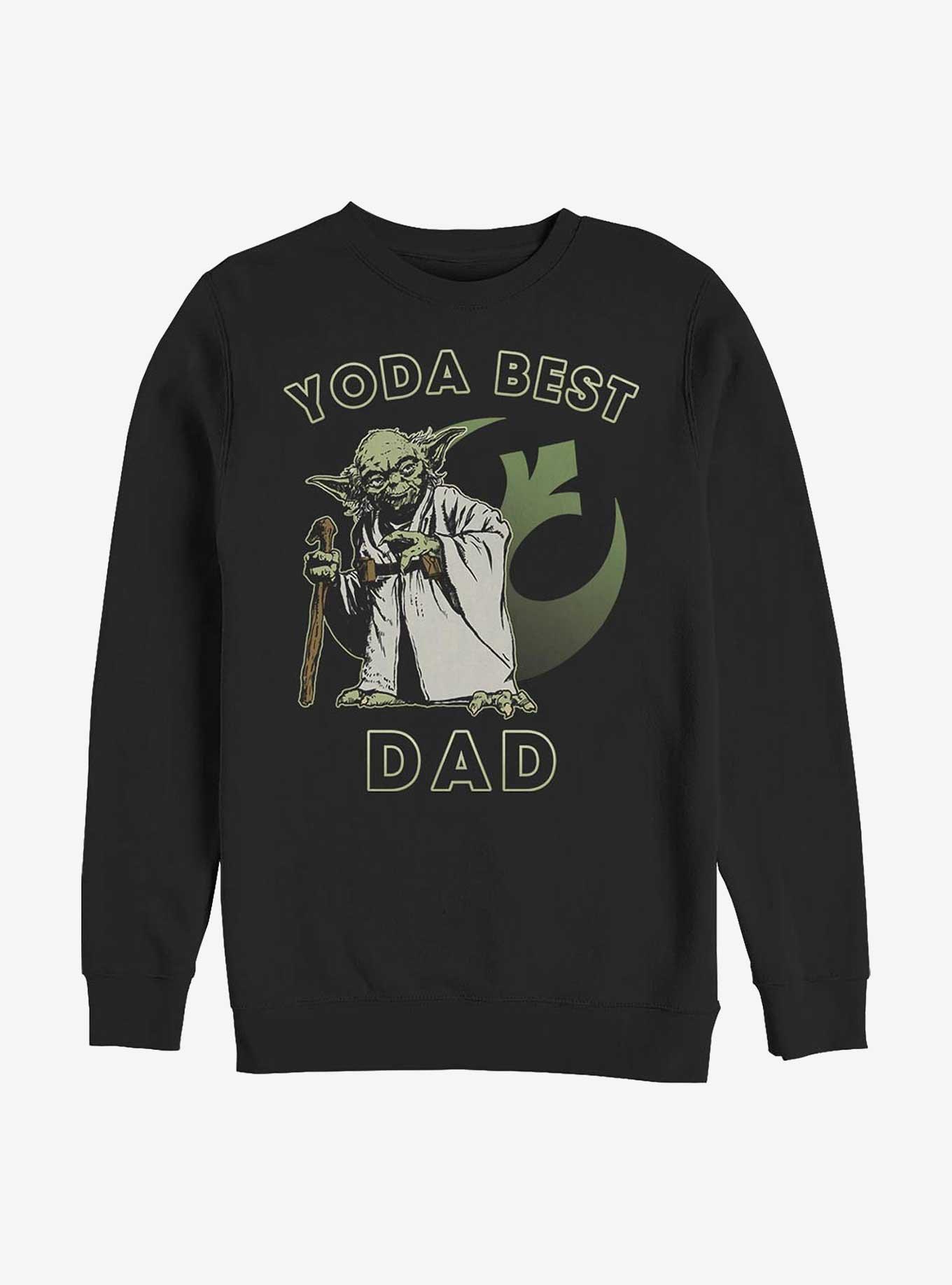 Star Wars Yoda Best Dad Sweatshirt, , hi-res