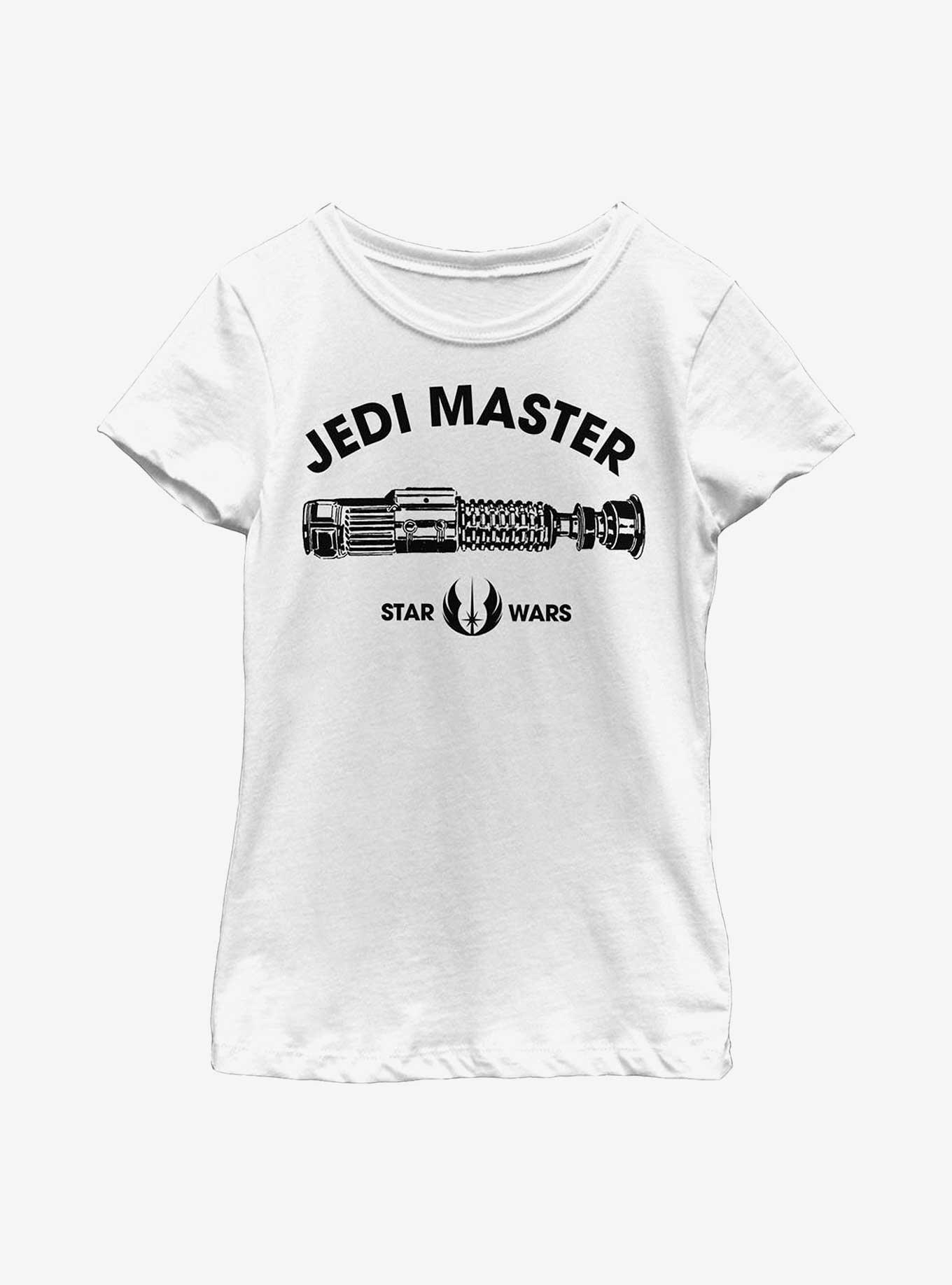 Star Wars Jedi Master Youth Girls T-Shirt, WHITE, hi-res view 1