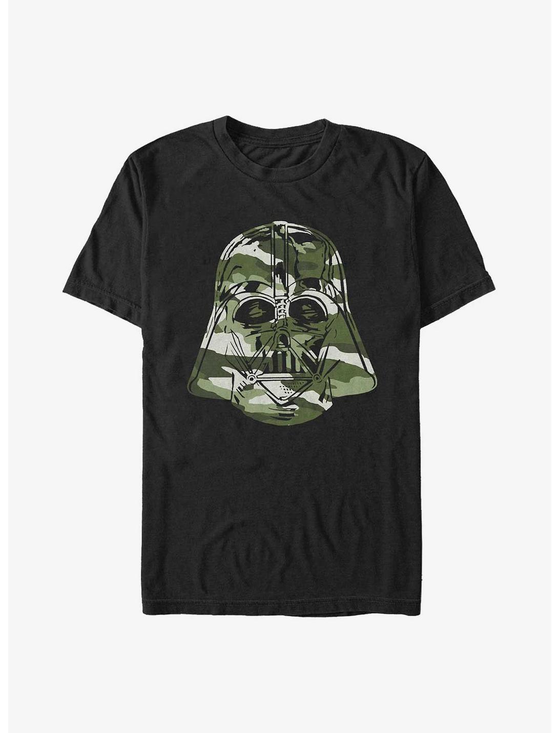 Star Wars Green Tint Camo Vader T-Shirt, BLACK, hi-res