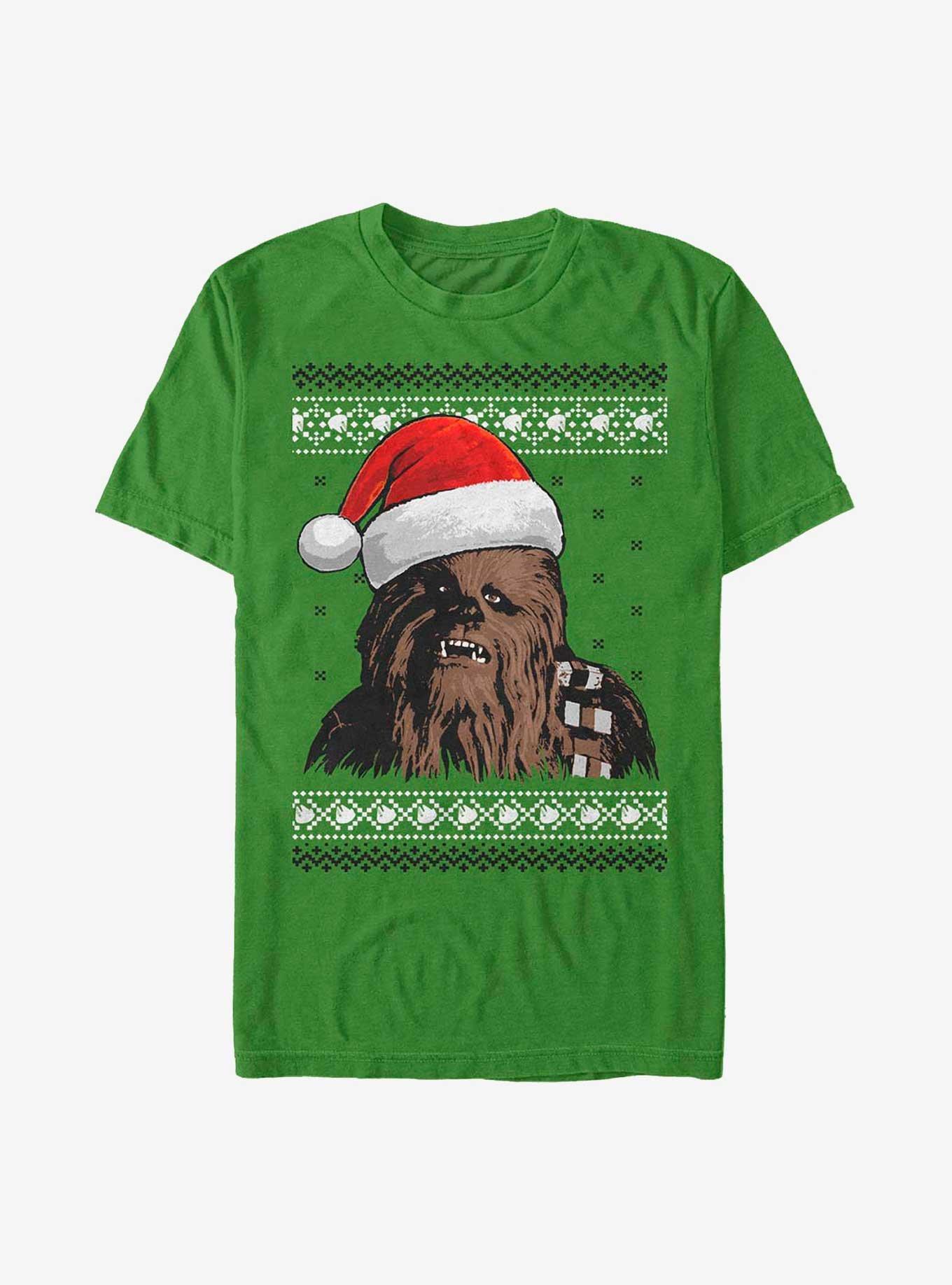 Star Wars Holiday Chewie Ugly Christmas T-Shirt, , hi-res