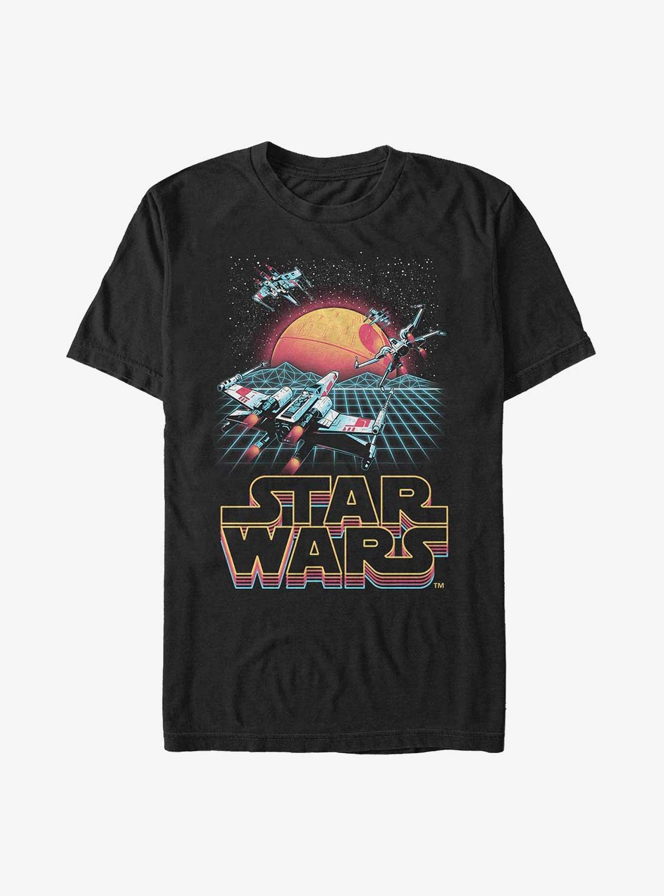 Star Wars Retro X-Wing Battle T-Shirt, , hi-res