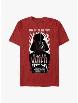 Plus Size Star Wars Vader Flame Galactic Tour T-Shirt, , hi-res