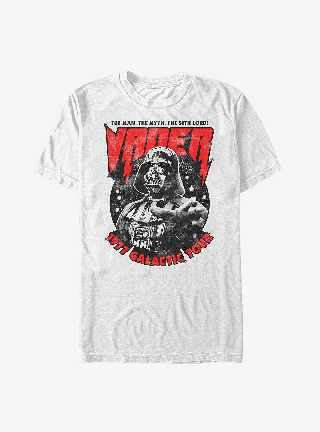 Star Wars Vader Sith Lord Galactic Tour T-Shirt, WHITE, hi-res
