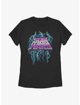 Star Wars Lightning Chrome Logo Womens T-Shirt, , hi-res
