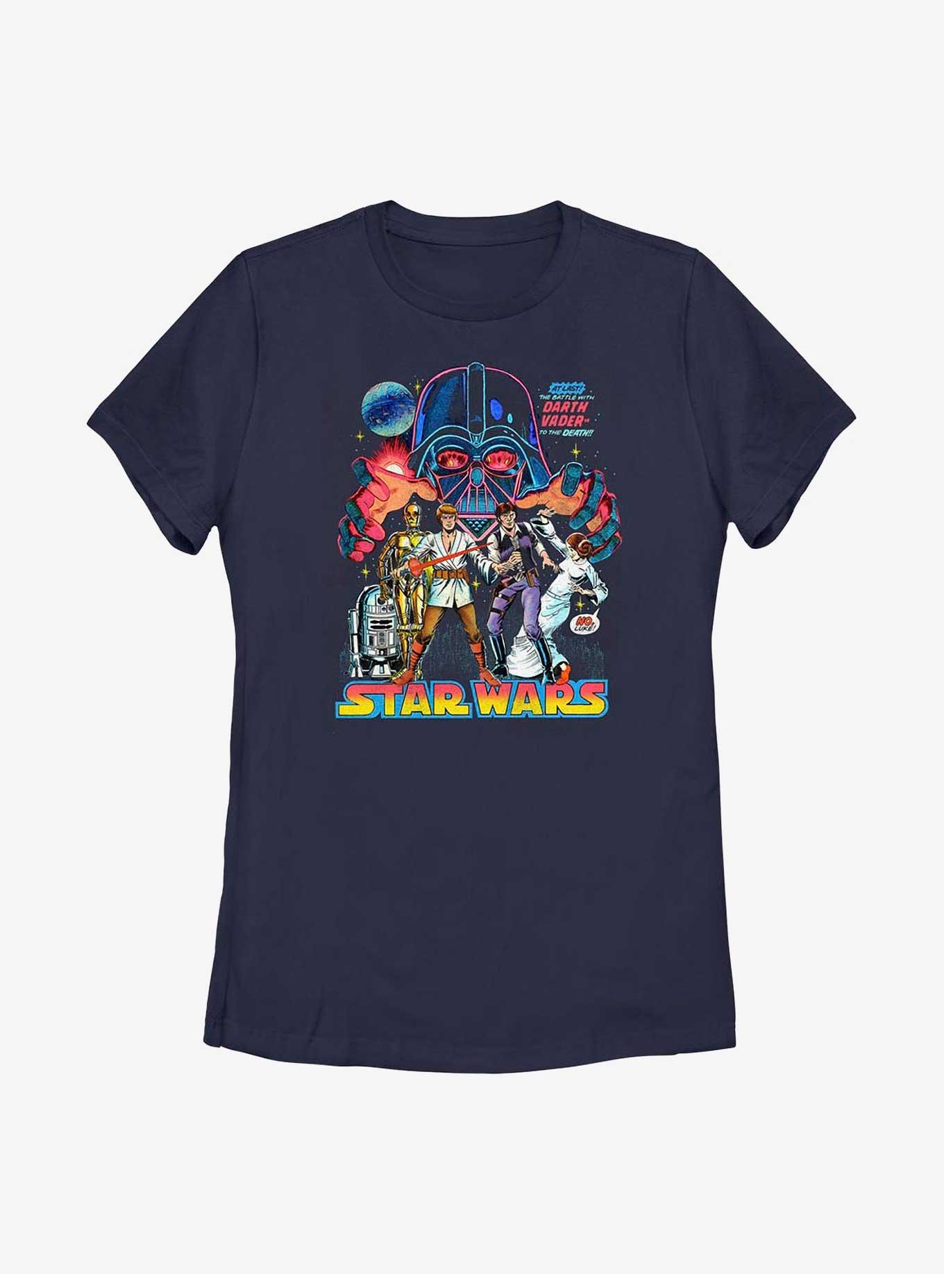 Star Wars Vader Grab Womens T-Shirt, NAVY, hi-res