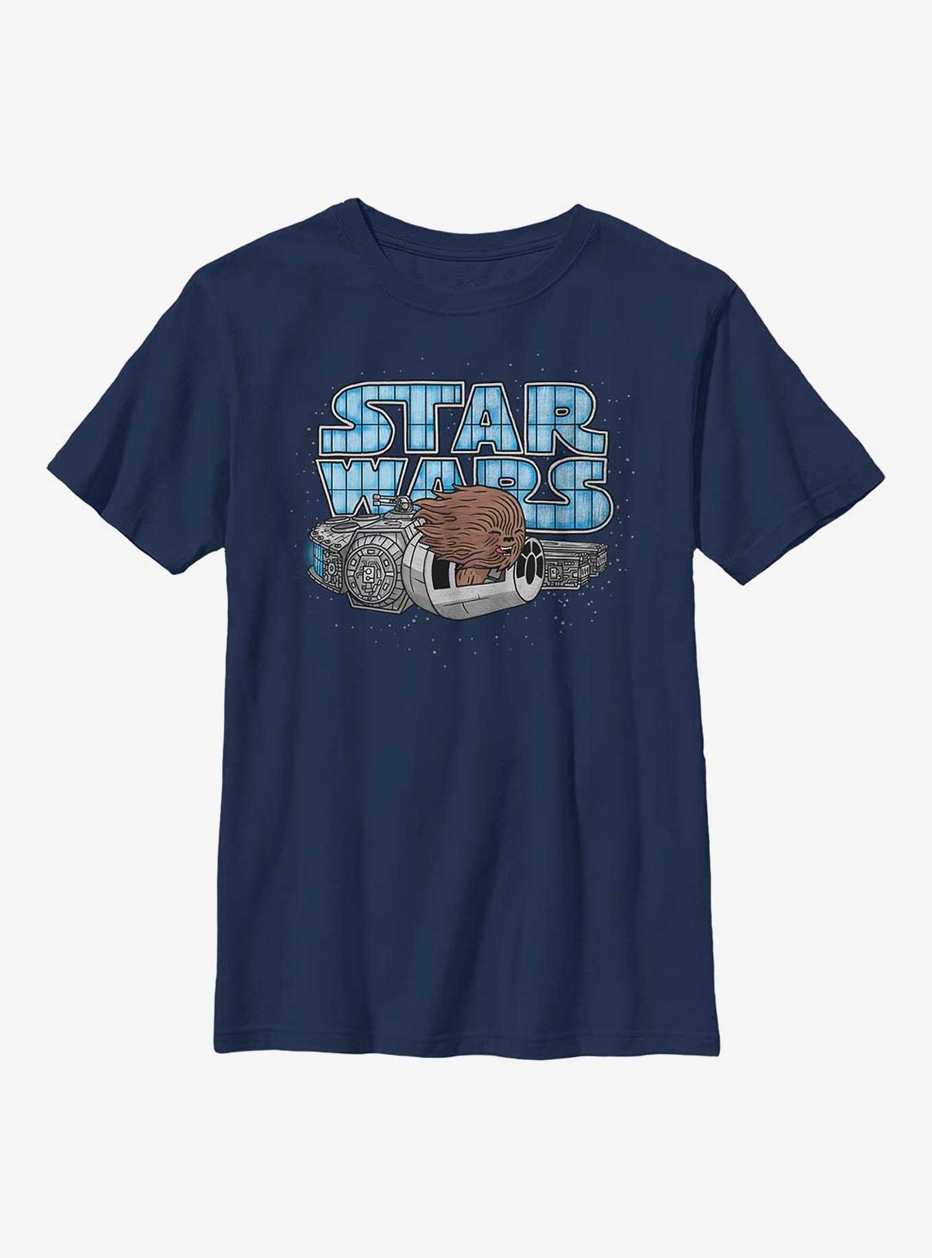 Star Wars Chewie Cartoon Youth T-Shirt, , hi-res