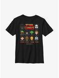 Star Wars Gamer Cartoon Youth T-Shirt, BLACK, hi-res