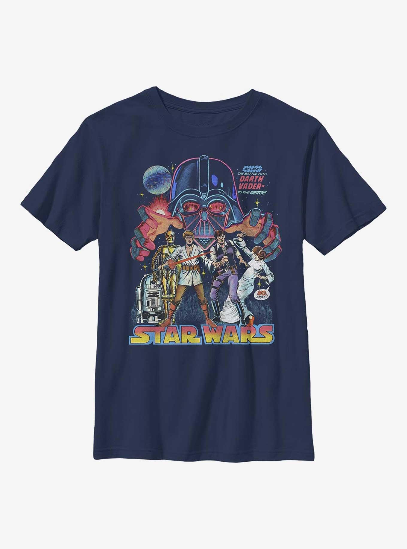 Star Wars Vader Grab Youth T-Shirt, NAVY, hi-res