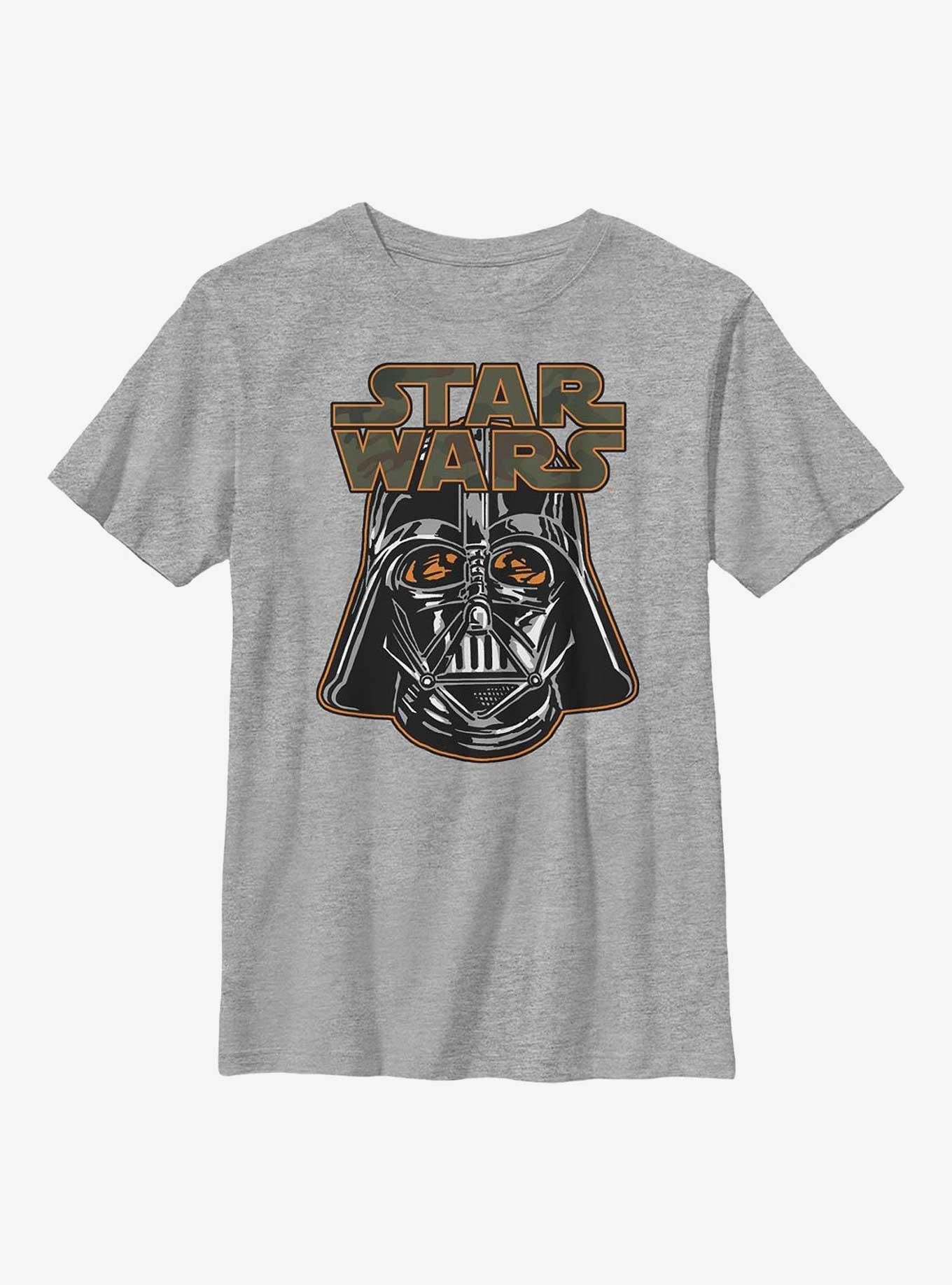 Star Wars Vader Helmet Youth T-Shirt, ATH HTR, hi-res