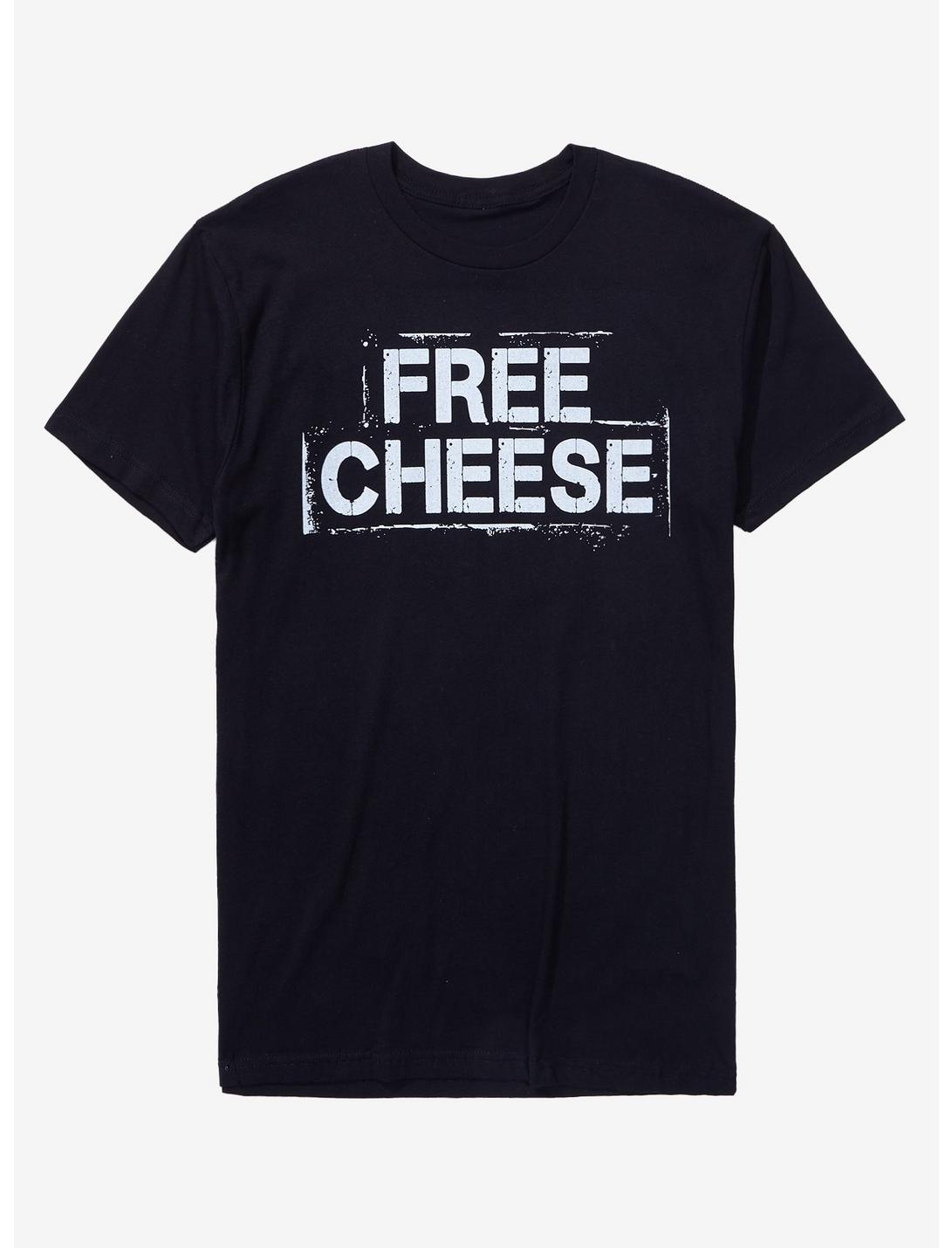 Reservation Dogs Free Cheese T-Shirt, BLACK, hi-res