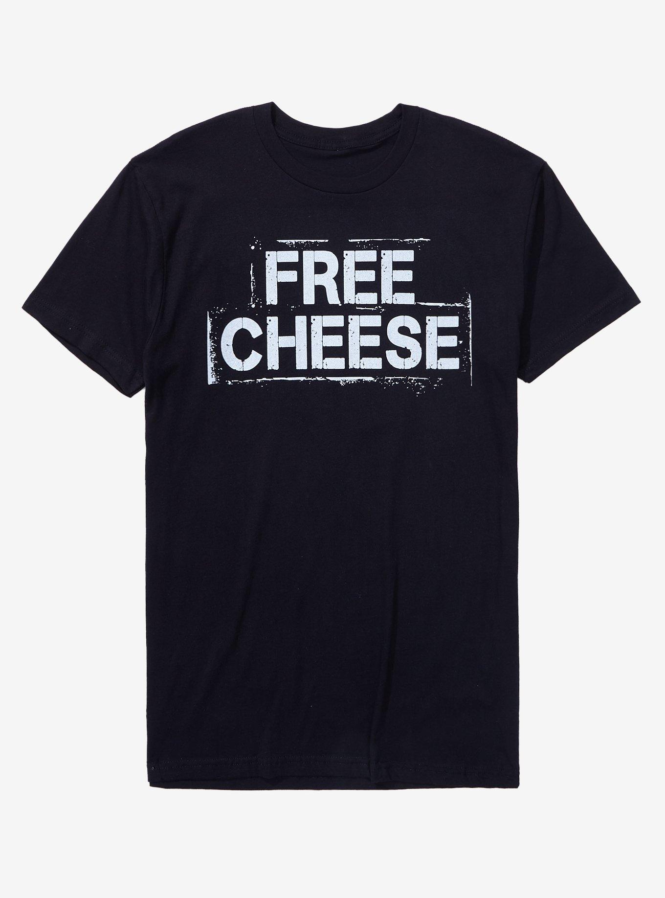 Reservation Dogs Free Cheese T-Shirt, BLACK, hi-res