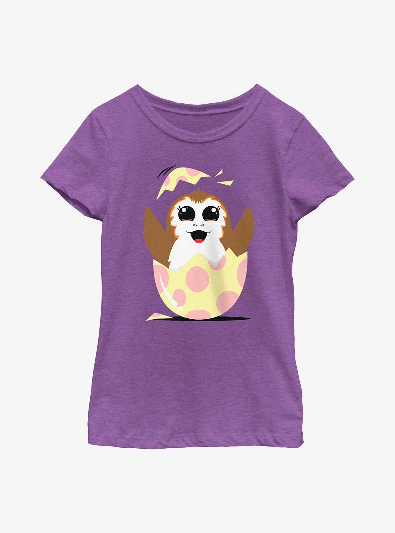 Star Wars Easter Egg Porg Youth Girls T-Shirt, , hi-res