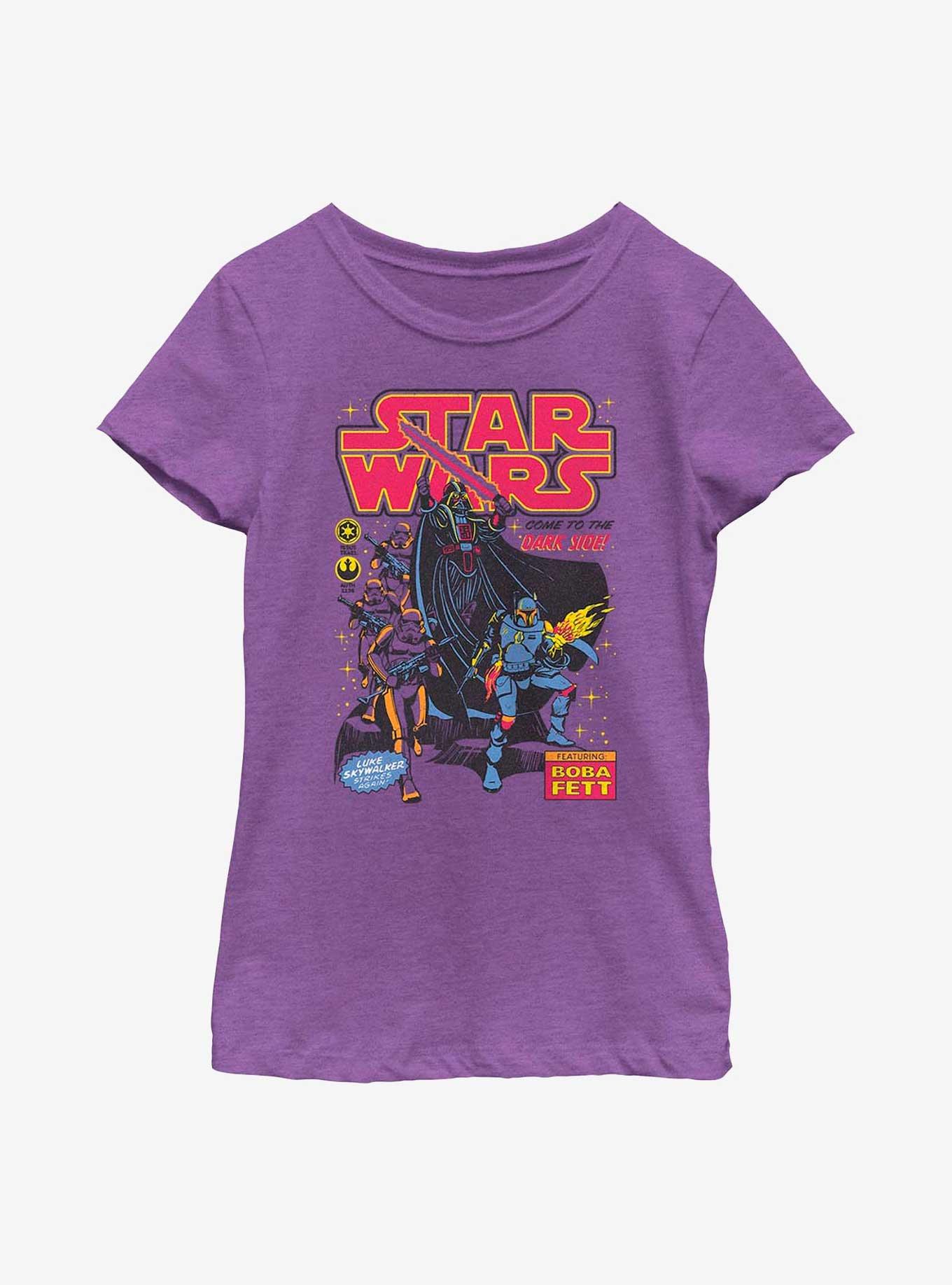 Star Wars Pop Comic Youth Girls T-Shirt, , hi-res