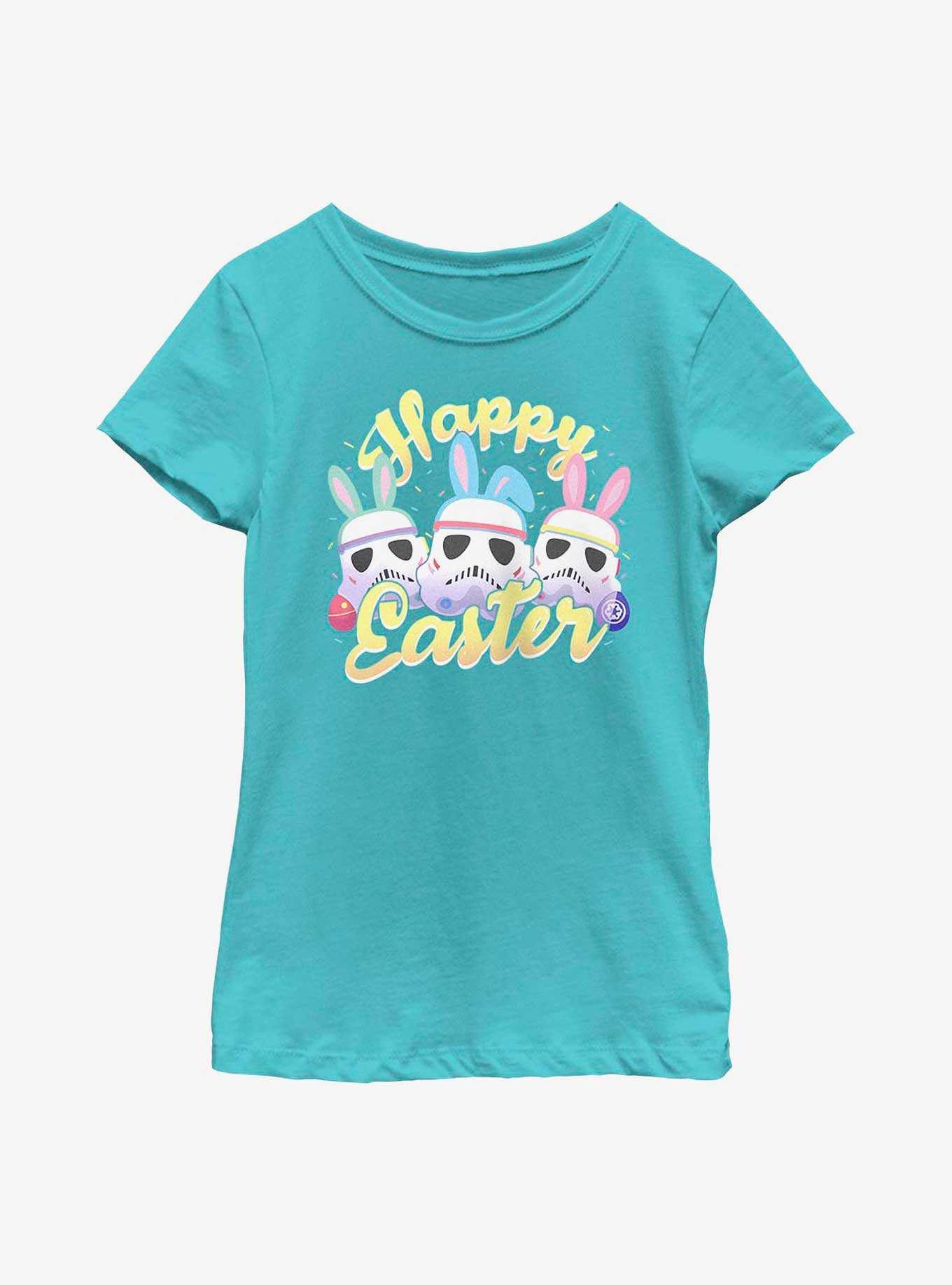 Star Wars Trooper Bunnies Happy Easter Youth Girls T-Shirt, , hi-res