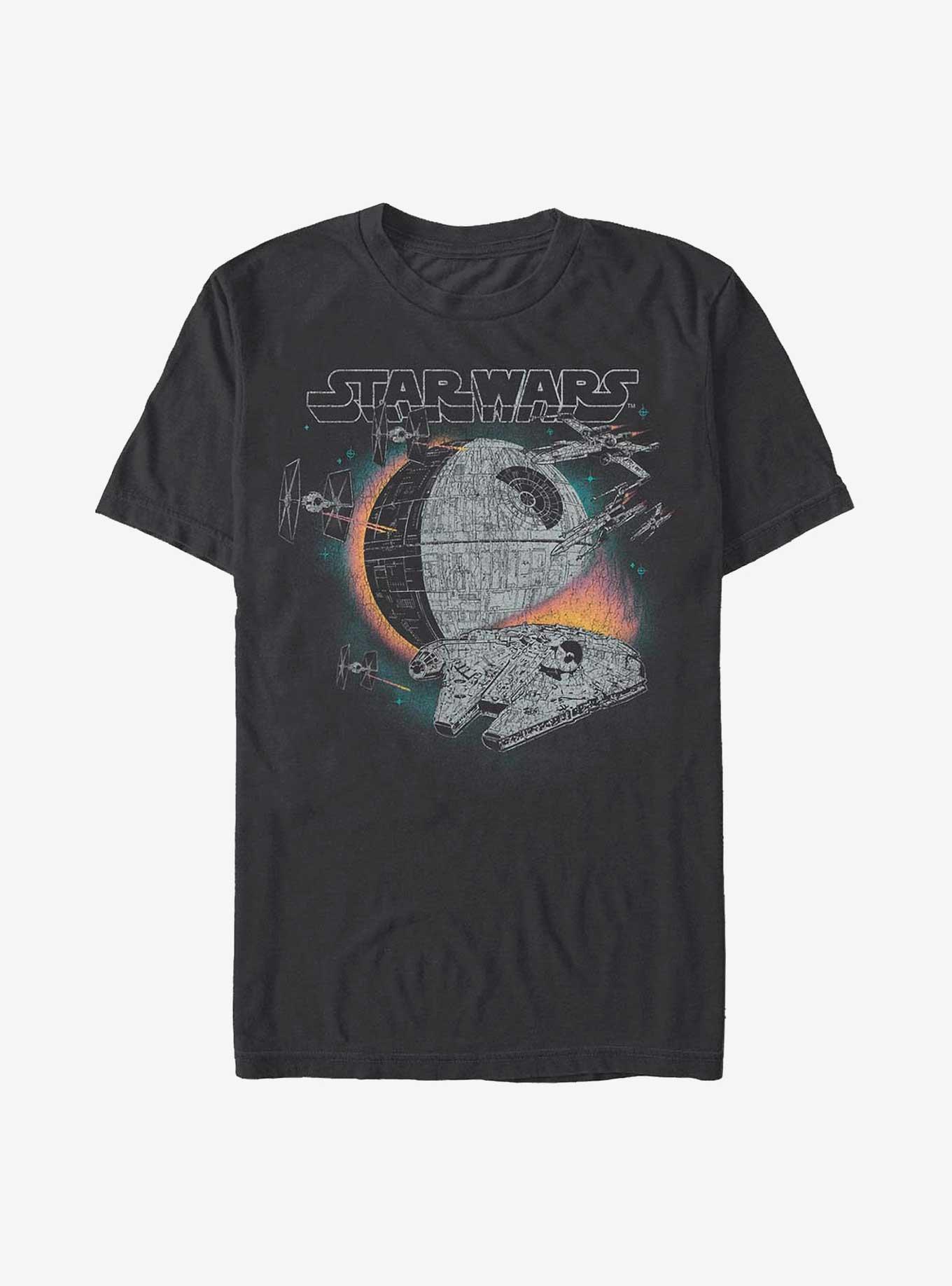 Star Wars Retro Ships T-Shirt, BLACK, hi-res