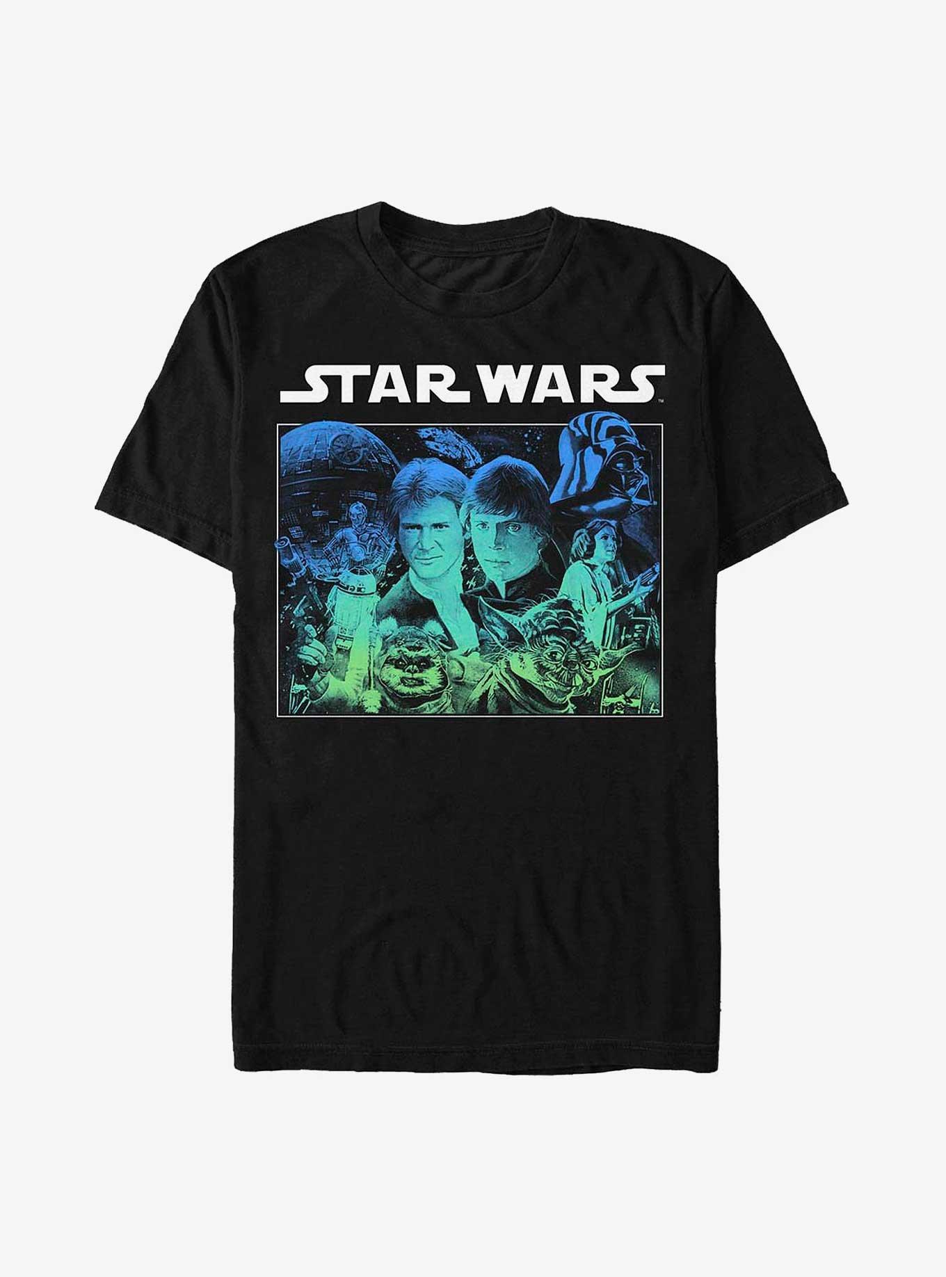 Star Wars Starry Poster T-Shirt, , hi-res