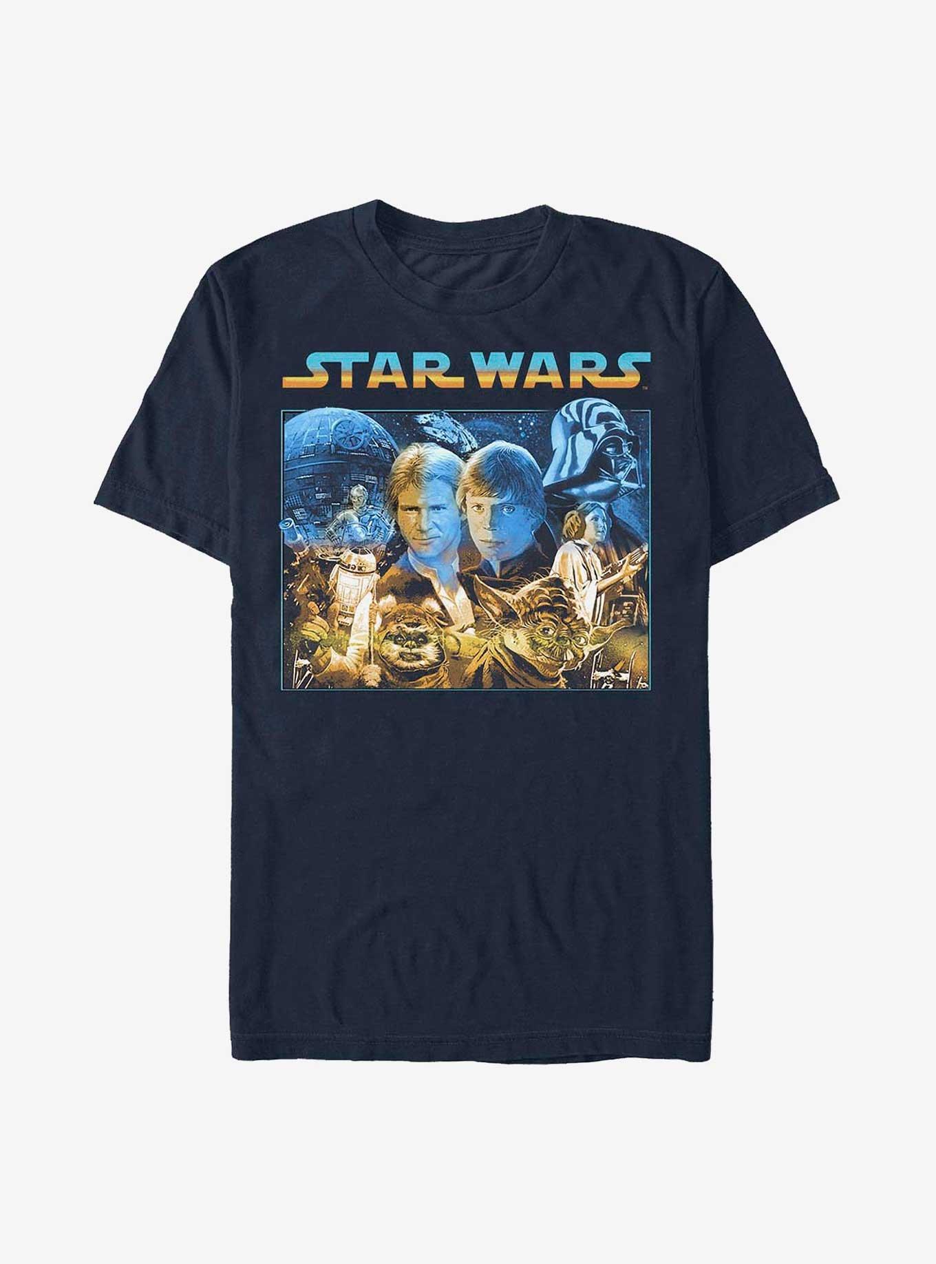 Star Wars Starry Poster T-Shirt, , hi-res