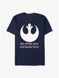 Star Wars Striped Rebel Emblem T-Shirt, NAVY, hi-res
