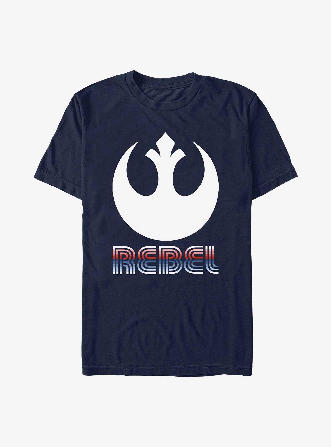 Star Wars Striped Rebel Emblem T-Shirt, , hi-res
