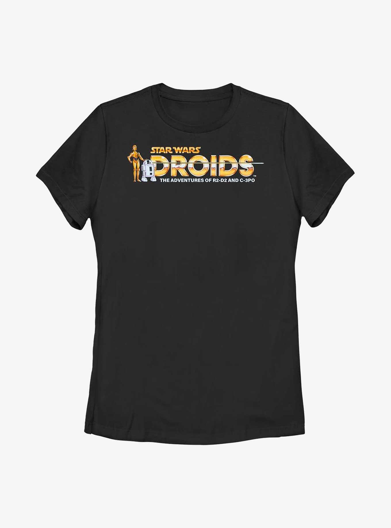 Star Wars Adventurous Droids Womens T-Shirt, BLACK, hi-res