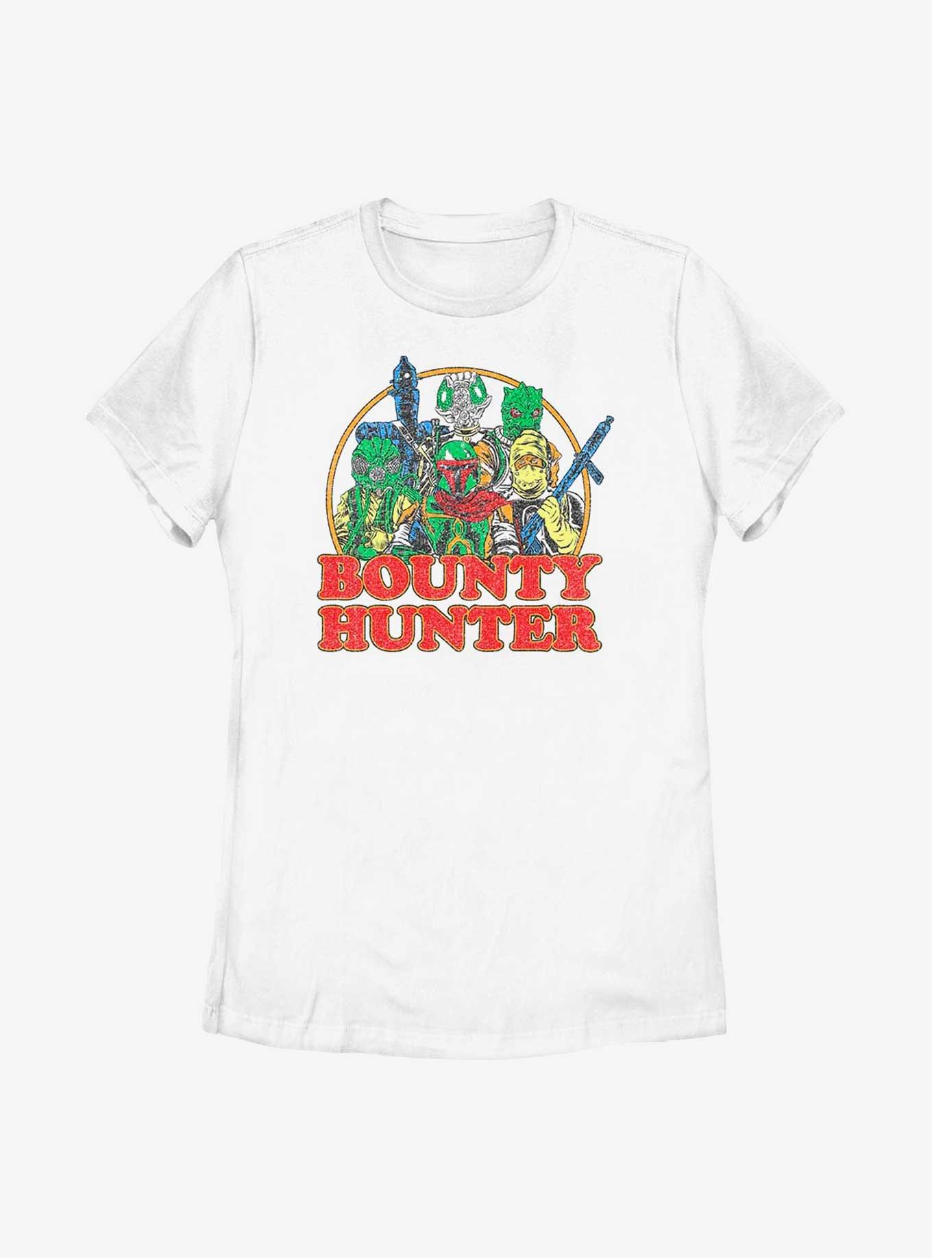 Star Wars Bounty Hunter Roundup Womens T-Shirt, WHITE, hi-res