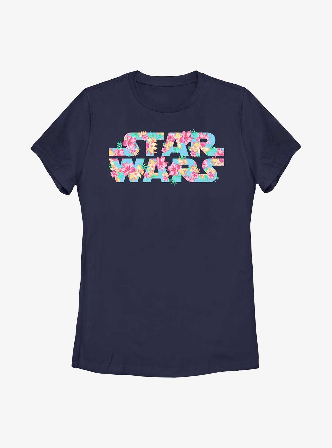 Star Wars Floral Hibiscus Logo Womens T-Shirt, , hi-res