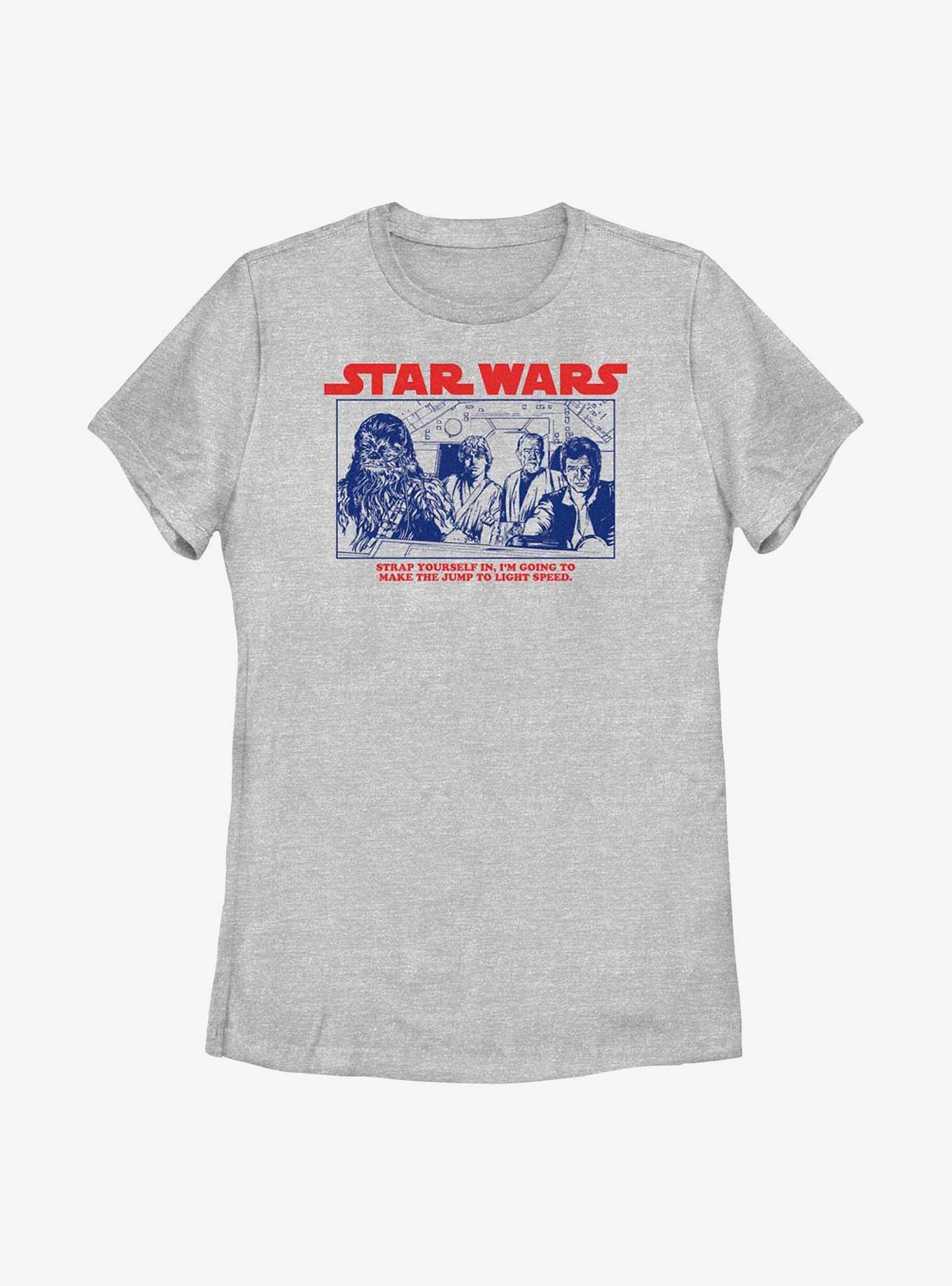 Star Wars Light Speed Womens T-Shirt, ATH HTR, hi-res