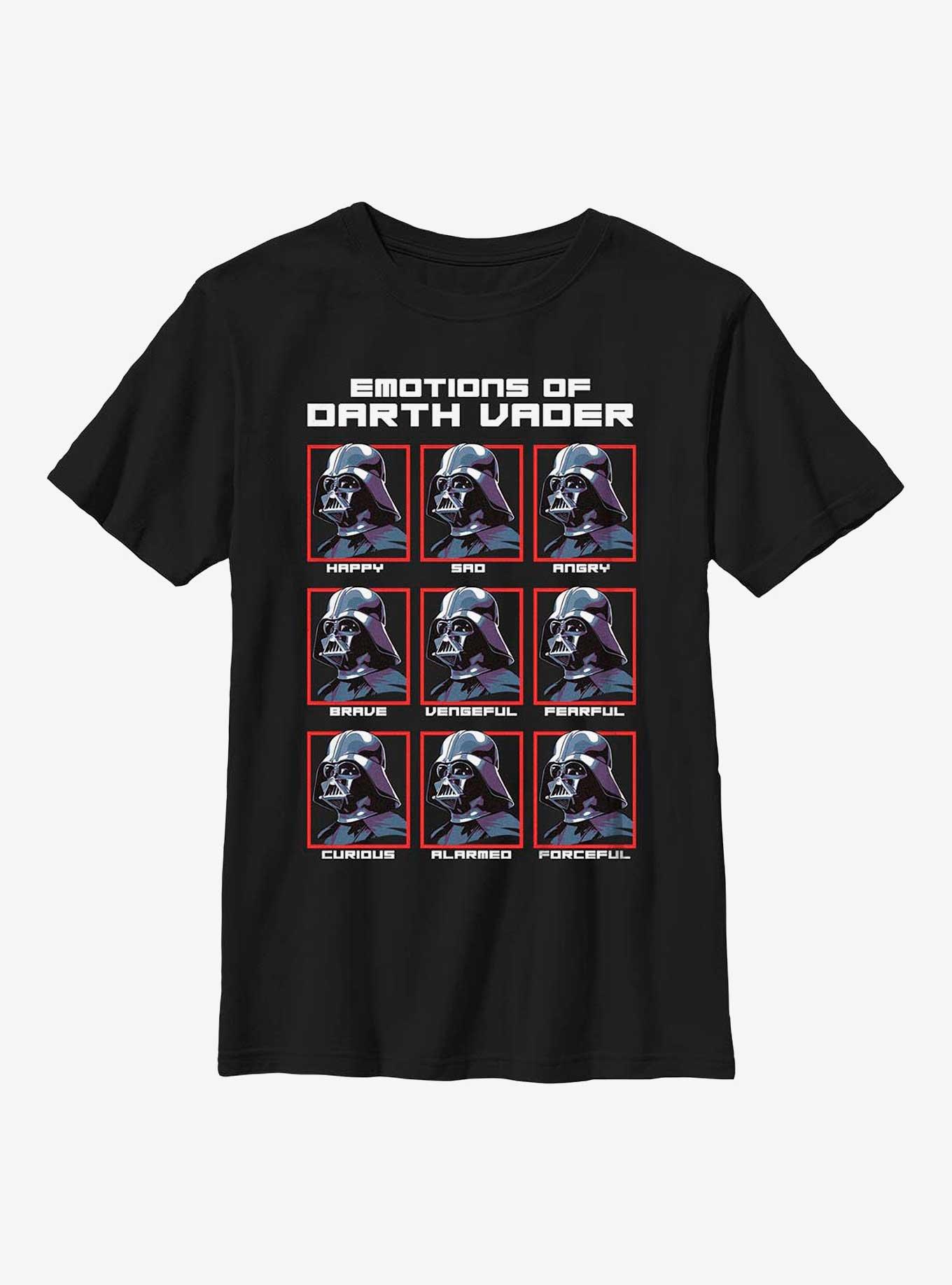 Star Wars Darth Vader Emotions Youth T-Shirt, , hi-res