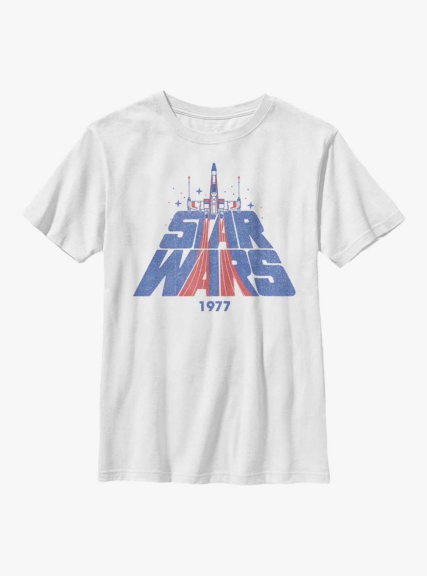 Star Wars Retro X-Wing Youth T-Shirt, WHITE, hi-res