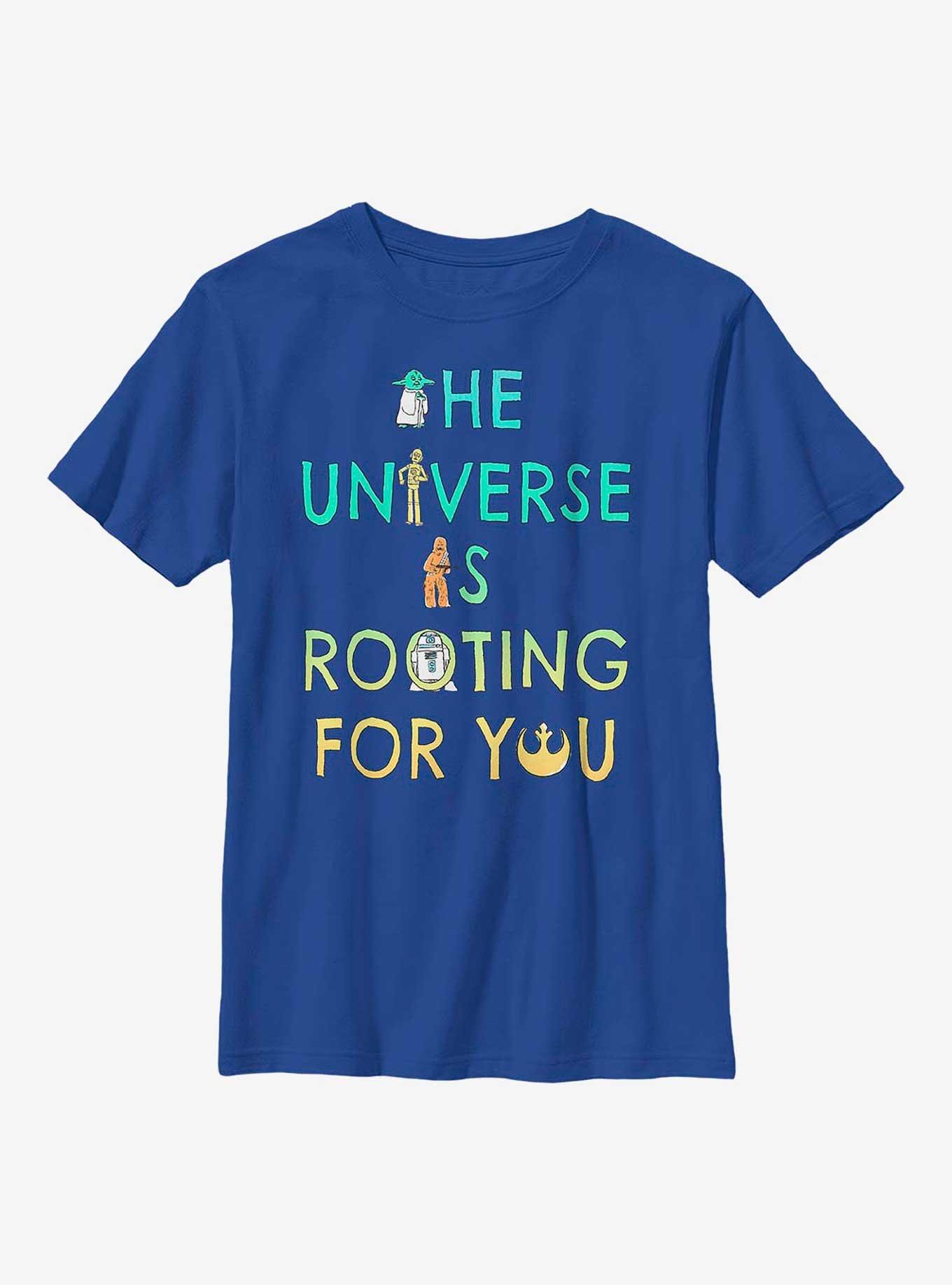 Star Wars Rooting For You Youth T-Shirt, ROYAL, hi-res