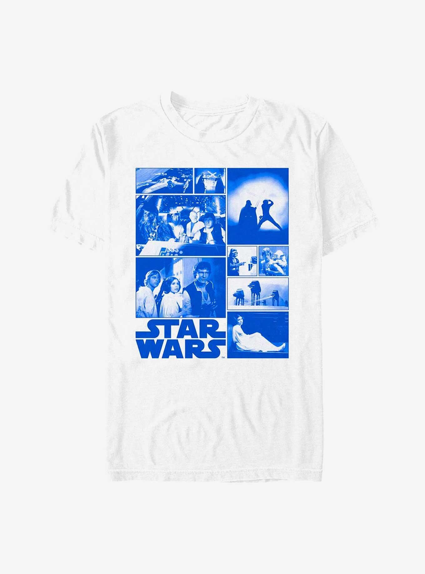 Star Wars Movie Scene Screenshots T-Shirt, WHITE, hi-res