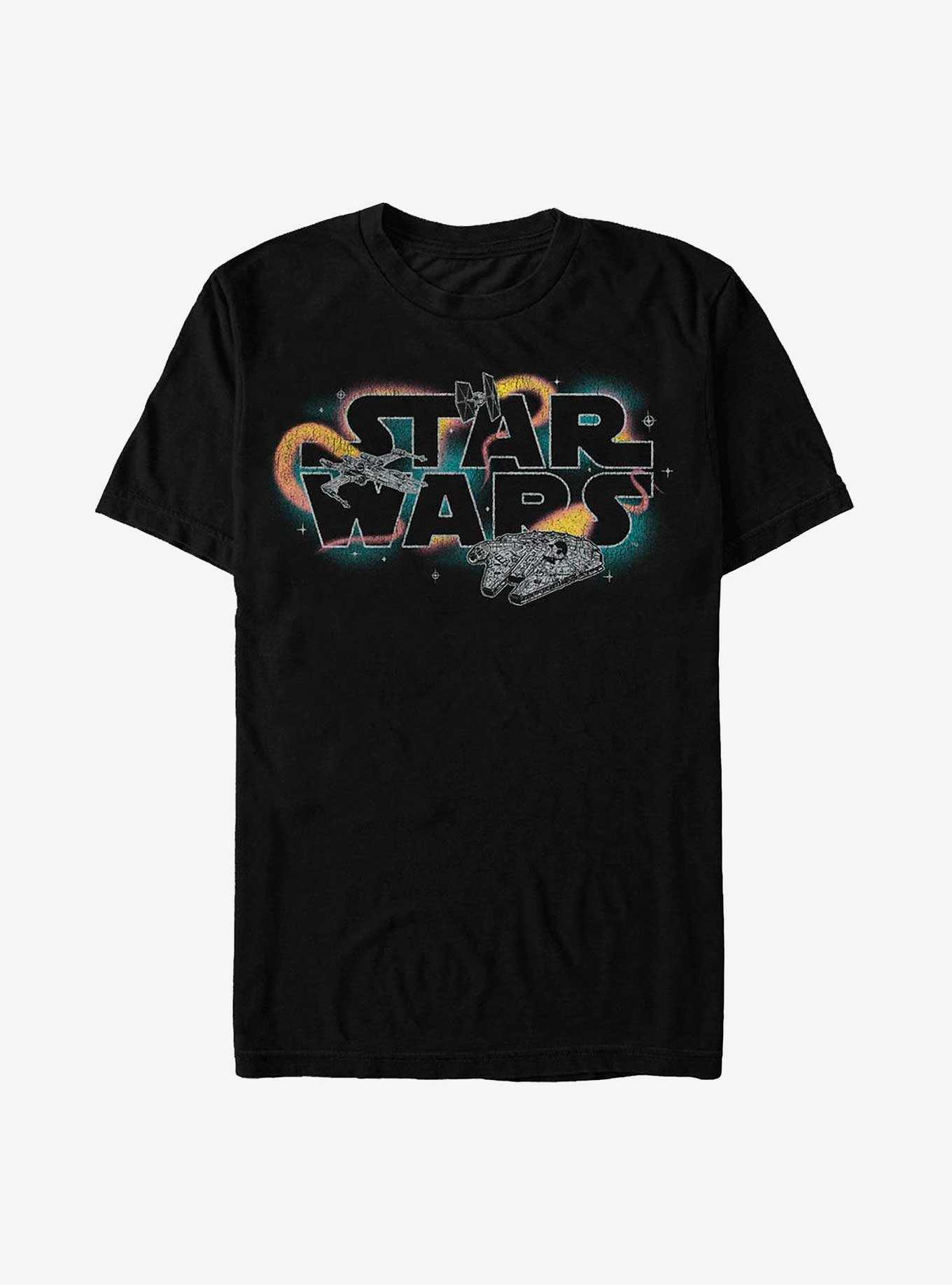 Star Wars Retro Space Logo T-Shirt, , hi-res