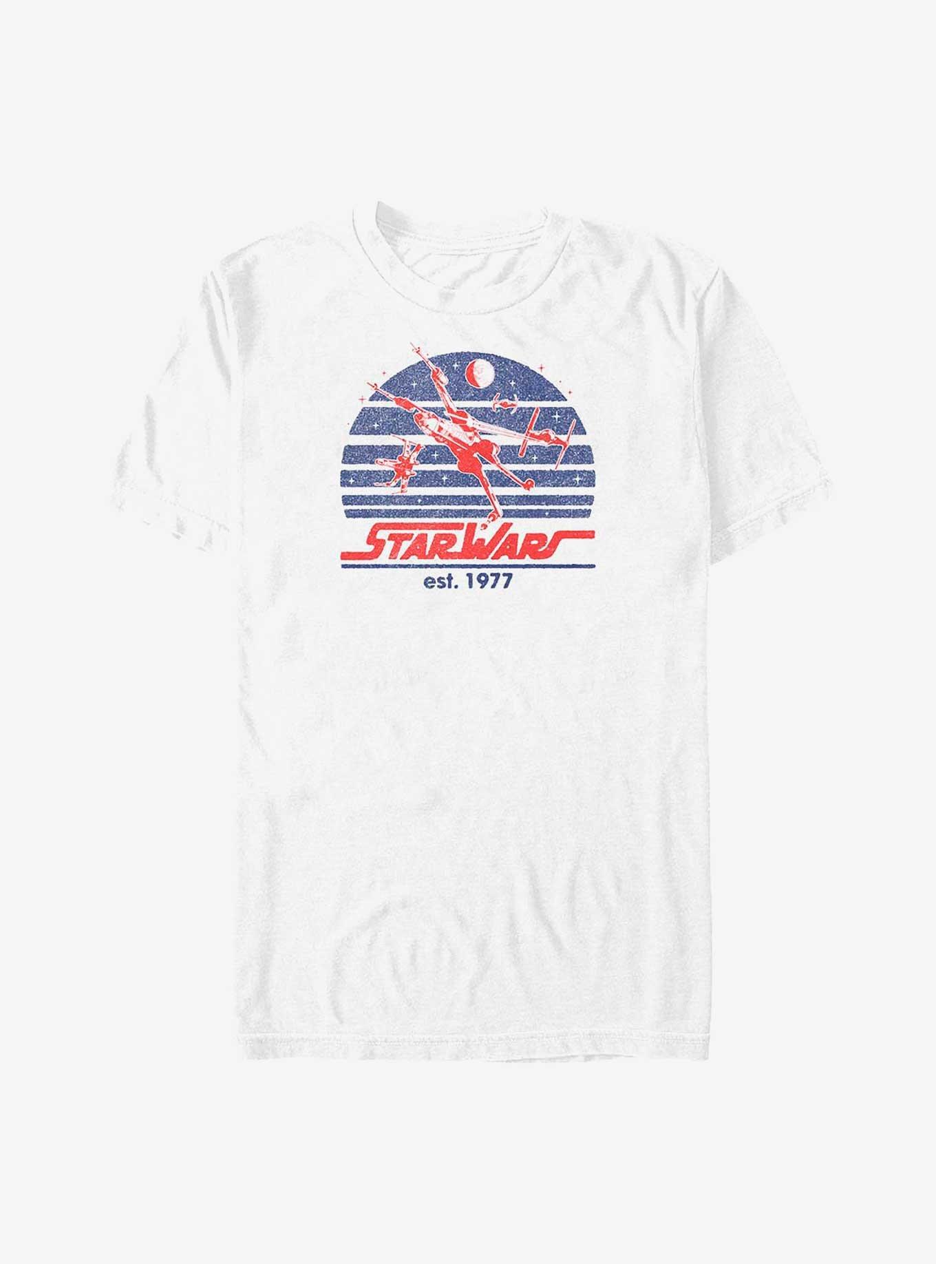 Star Wars Retro X-Wing Redux T-Shirt, WHITE, hi-res