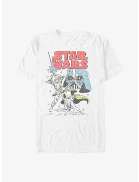 Star Wars Skywalker Family Doodle Poster T-Shirt, , hi-res