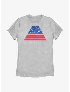 Star Wars Logo Stripe Stack Womens T-Shirt, , hi-res