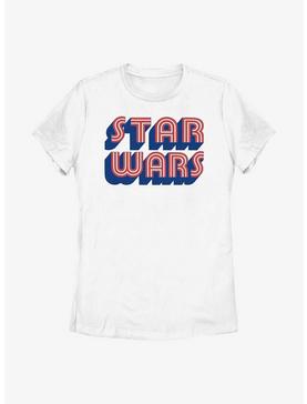 Plus Size Star Wars Stars and Stripes Logo Womens T-Shirt, , hi-res